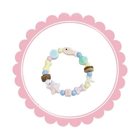  Vòng đeo tay LCT217 – Cá sao biển pastel siêu cute phong cách Hàn Quốc ⭐ 