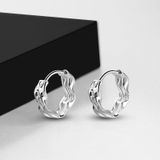  Bông tai TB0420 khoen titan xích – Cá tính hiện đại, bền đẹp không kích ứng 