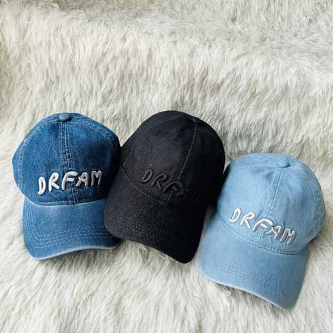  Nón NCC0329 – Nón Lưỡi Trai Jean Thêu Chữ Cá Tín 
