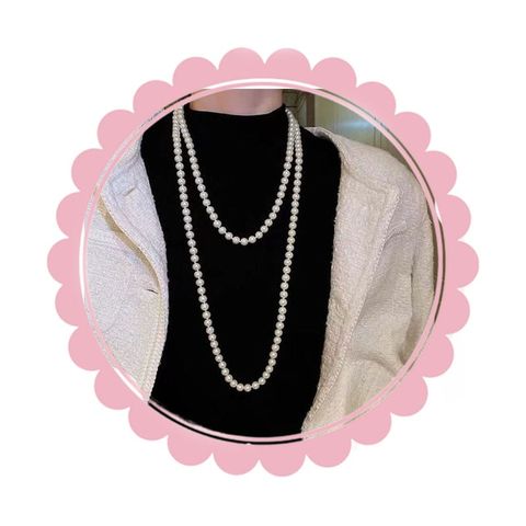  Vòng Đeo Cổ DVC008 – ngọc trai cổ điển, sang xinh cuốn hút 