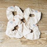  Cột tóc CT0017 Scrunchie hoa vải Hàn Quốc 