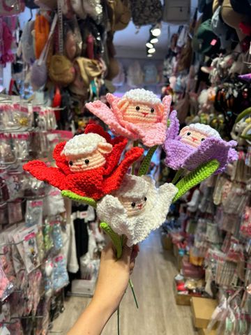  Hoa len HL0228 - đầu thú phối hoa nở 