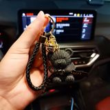  Móc khóa  MK0030  gấu đen – Cool ngầu, sang xịn, phong cách cá tính 