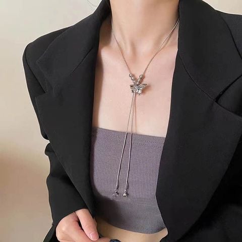  Dây chuyền DVC0014 Bướm Xinh Phong Cách Hàn – Thanh Lịch 