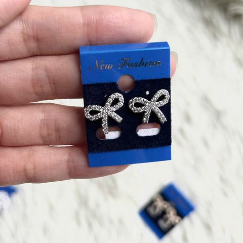  Bông tai nơ đính đá TB0452 – Sang xịn, lấp lánh, nữ tính cuốn hút 