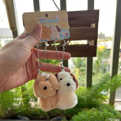  Móc khoá MK007 Thú Nhồi Bông Mini Đôi – Siêu Mềm, Cute & Dễ Phối 