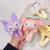  Kẹp Tóc KTT0061  Plush Sanrio – Melody / Cinnamoroll / Kuromi Siêu Cute 