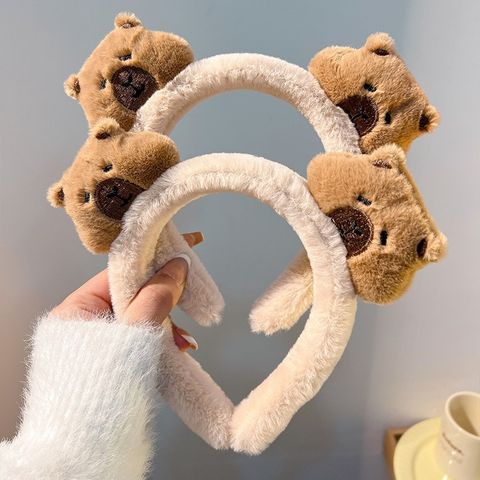  Băng đô BDD033 Headband Gấu Capybara Lông Xù 