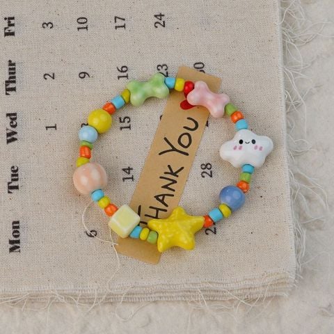  Vòng đeo tay LCT219 – Mây trắng pastel đáng yêu 