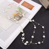  Vòng đeo cổ DVC004 – Ngọc trai sang xinh, dễ phối mọi phong cách 