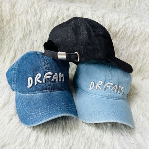  Nón NCC0329 – Nón Lưỡi Trai Jean Thêu Chữ Cá Tín 