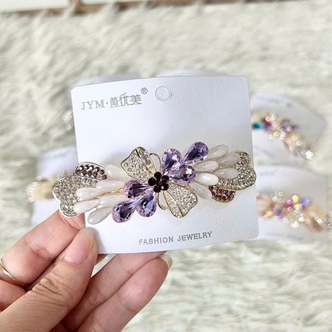  Kẹp Tóc  KTT0063 Đính Đá & Ngọc Trai – Phụ Kiện Sang Chảnh 