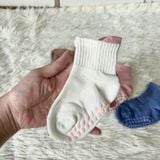 Vớ VOV007 cho bé  4-6 tuổi chống trượt, mềm thoáng, tông pastel siêu xinh 