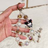  Dây đeo DTC05 điện thoại charm cao cấp Mix nude/kem sang xịn, thanh lịch 