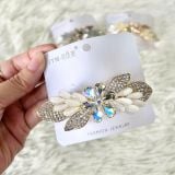  Kẹp Tóc KTT0064  Cánh Bướm Pha Lê – Vẻ Đẹp Lung Linh Cho Mái Tóc ✨ 
