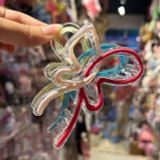  Kẹp Tóc KTB01 – Hình Nơ Trong Suốt Pastel Siêu Xinh 