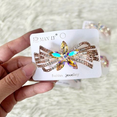  Kẹp Tóc KTT0066 Nơ Đá Pha Lê  – Rực Rỡ Sắc Màu 