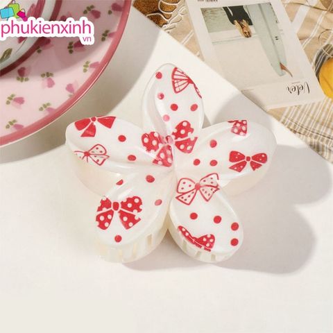  KẸP TÓC HOA TK0317 – HỌA TIẾT NOEL SIÊU XINH, SIÊU CHILL ✨ 