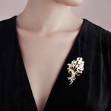  Cài áo ACA010 bó hoa ngọc trai – Thanh lịch tinh tế, sang trọng nổi bật ✨ 