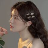  Kẹp Tóc Hoa Xinh KTT039 – Hoa Mai Hồng Phấn Siêu Dễ Thương, Nữ Tính Hàn Quốc ✨ 