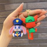  Móc khoá MK0024  Zootopia Judy & Nick 