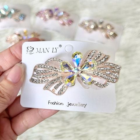  Kẹp Tóc  KTT0065 Đính Đá Vintage – Điểm Nhấn Nhỏ Xinh 