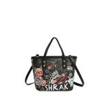  Túi xách XTT06 Tote mini họa tiết trẻ trung, 2in1 siêu tiện 