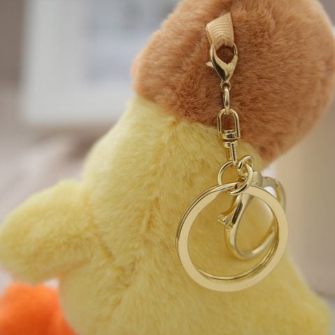  Móc khoá CGC021 hú Bông vịt Con Đội Mũ Sư Tử – Cute Hết Nấc 