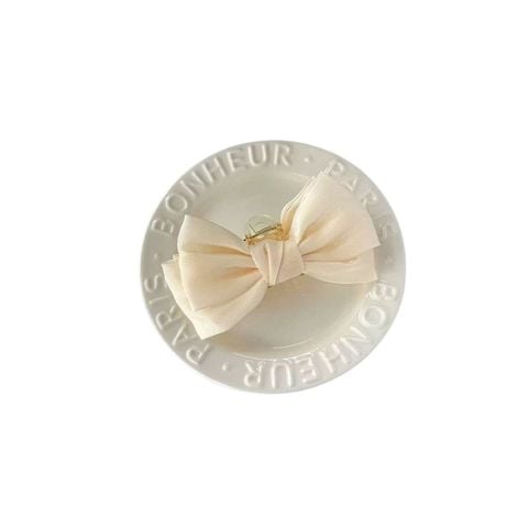  Kẹp Tóc K0310 Nơ Lụa Nữ Tính 