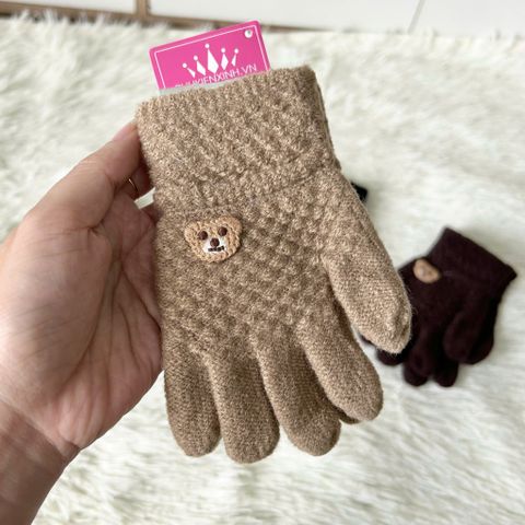  Bao tay  VOV002 cho bé 3,5-6 tuổi  giữ ấm mùa đông, màu trung tính sang xịn 