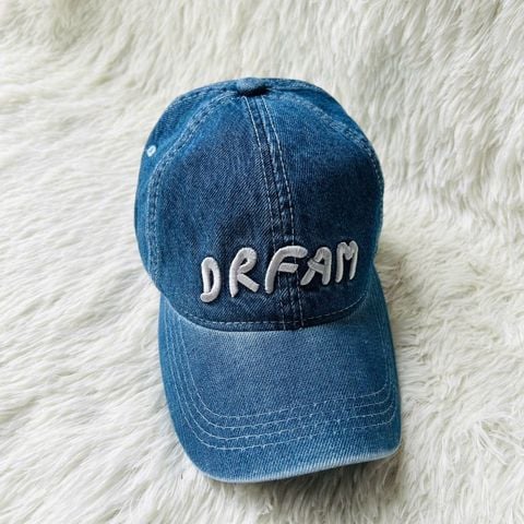 Nón NCC0329 – Nón Lưỡi Trai Jean Thêu Chữ Cá Tín 