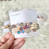  Kẹp Tóc  KTT0063 Đính Đá & Ngọc Trai – Phụ Kiện Sang Chảnh 