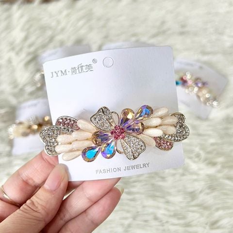  Kẹp Tóc  KTT0063 Đính Đá & Ngọc Trai – Phụ Kiện Sang Chảnh 