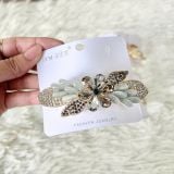  Kẹp Tóc KTT0064  Cánh Bướm Pha Lê – Vẻ Đẹp Lung Linh Cho Mái Tóc ✨ 