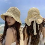  Nón Cói NCC0332 – Thiết Kế Nơ Sau 