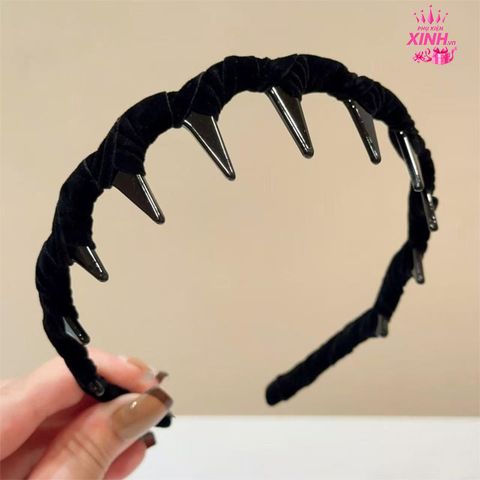  Cài phồng nhung  BDD09 – “Velvet Twist Luxe Headband” ✨ 