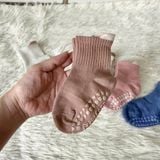  Vớ VOV007 cho bé  4-6 tuổi chống trượt, mềm thoáng, tông pastel siêu xinh 