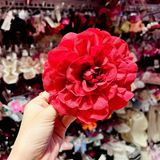  Kẹp tóc hoa KTH08 -Hoa Thược Dược Bông to nổi bật, kẹp chắc, phối là xinh 