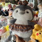  Chim Cánh Cụt Nhồi Bông CGC026 – Siêu Cute Với Nơ Xanh 