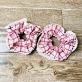  Cột tóc CT0017 Scrunchie hoa vải Hàn Quốc 