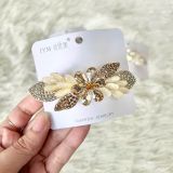  Kẹp Tóc KTT0064  Cánh Bướm Pha Lê – Vẻ Đẹp Lung Linh Cho Mái Tóc ✨ 