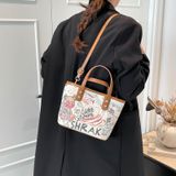  Túi xách XTT06 Tote mini họa tiết trẻ trung, 2in1 siêu tiện 