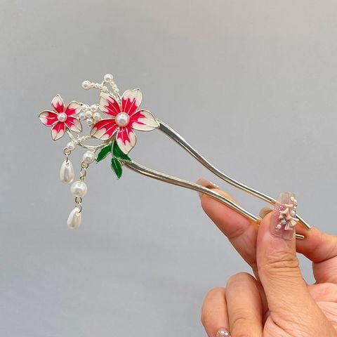  Trâm cài tóc KTT0033 – Điểm nhấn hoa ngọc trai thanh lịch, tôn nét dịu dàng 