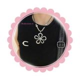  Dây chuyền DC248 – Dây chuyền hoa cúc bản lớn 