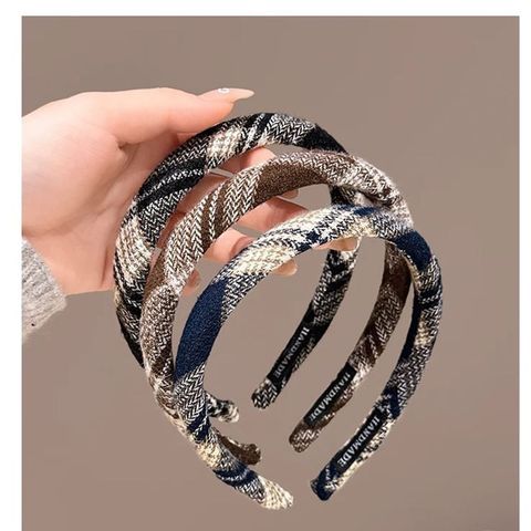  Cài tóc BDD022 Vải Caro Tweed Thanh Lịch – Phong Cách Hàn Quốc 