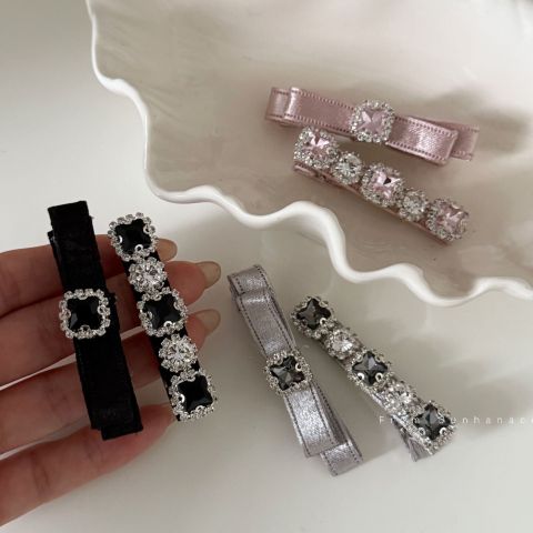  Kẹp tóc KTT0056 Mini Siêu Sang – Bling Bling Hồng/Đen/Bạc 