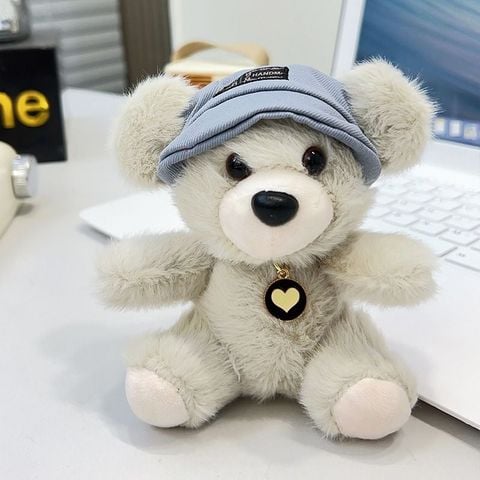  Móc khoá CGC022 Gấu Bông Đội Mũ Cá Tính – Mềm Mịn, Nhỏ Gọn, Treo Balo Siêu Xinh 