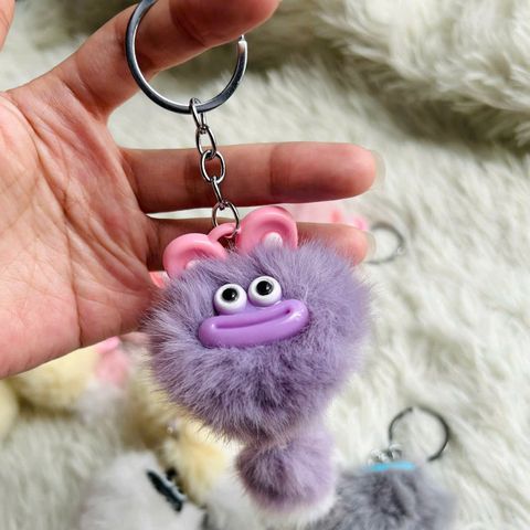  Móc khóa thú bông MK0016 – Lông xù siêu cute, màu sắc đa dạng, hot trend 