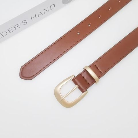  Thắt lưng MUNN03 Khóa Vuông Vintage – Thanh Lịch, Dễ Phối Đồ Hằng Ngày 