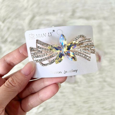  Kẹp Tóc KTT0066 Nơ Đá Pha Lê  – Rực Rỡ Sắc Màu 